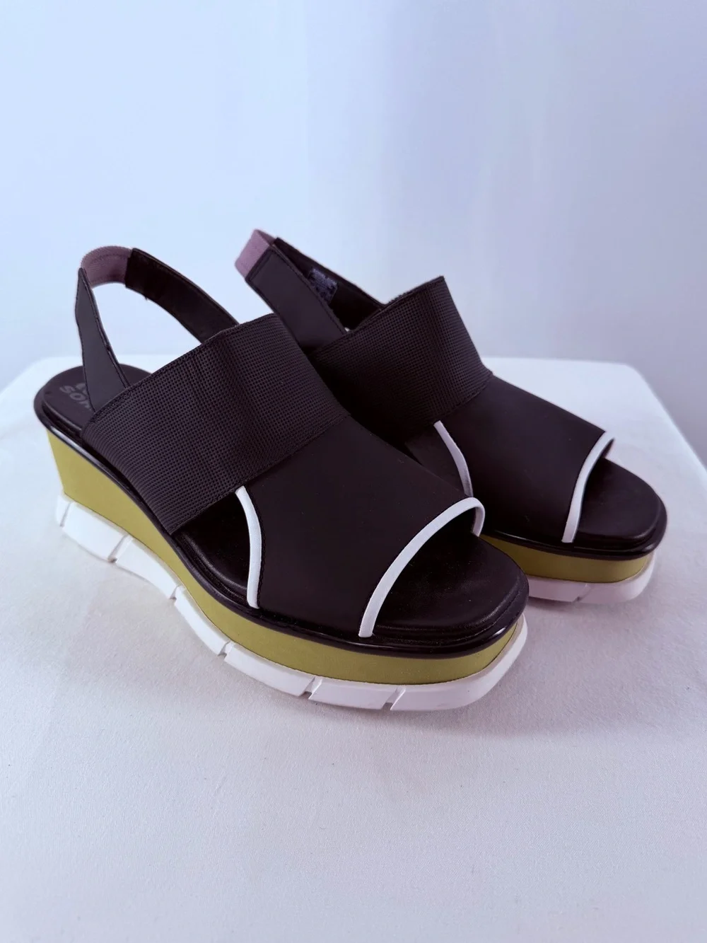 Sorel slingback platform